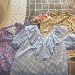 SHEIN Shirt Lot — Puffy Sleeves